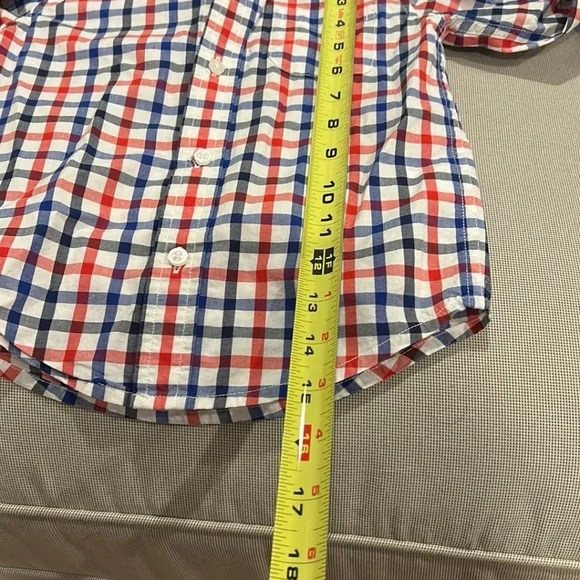 Janie and Jack Checkered Button Down Shirt Toddler Size 2 - Picture 8 of 10